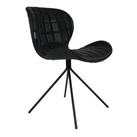 OMG chair black eco leather