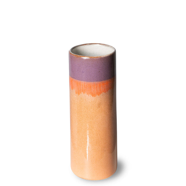 70's ceramic vase size XS sunset
