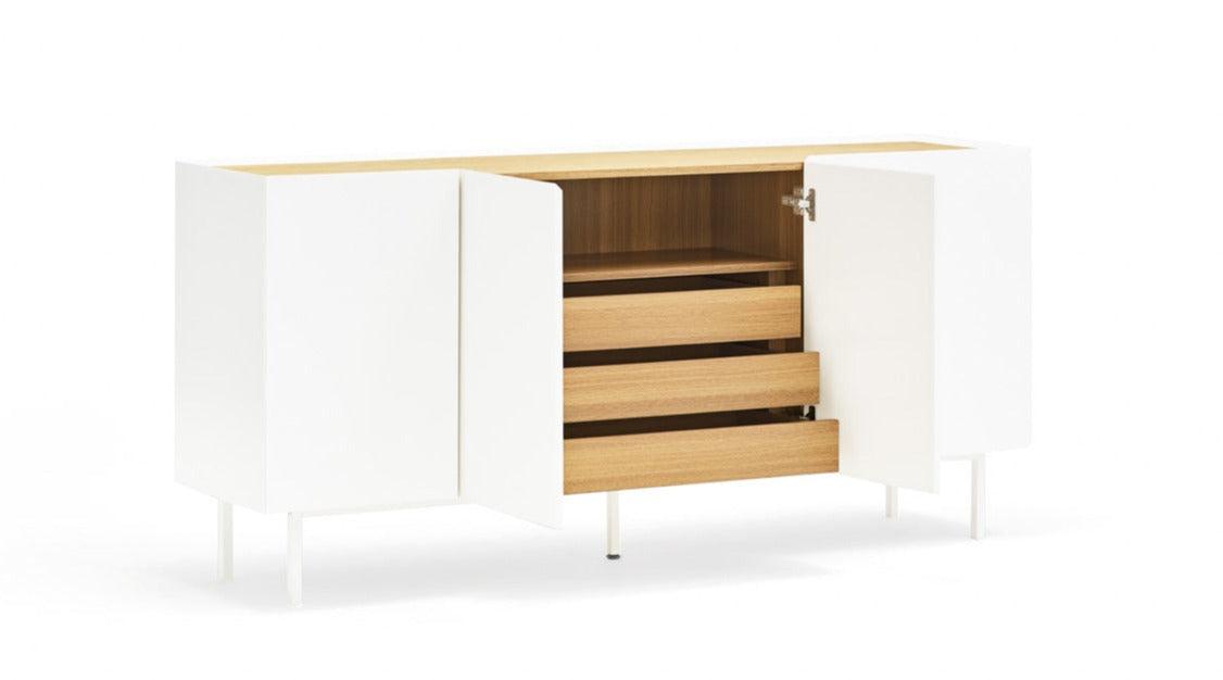 ARISTA white chest of drawers - Eye on Design