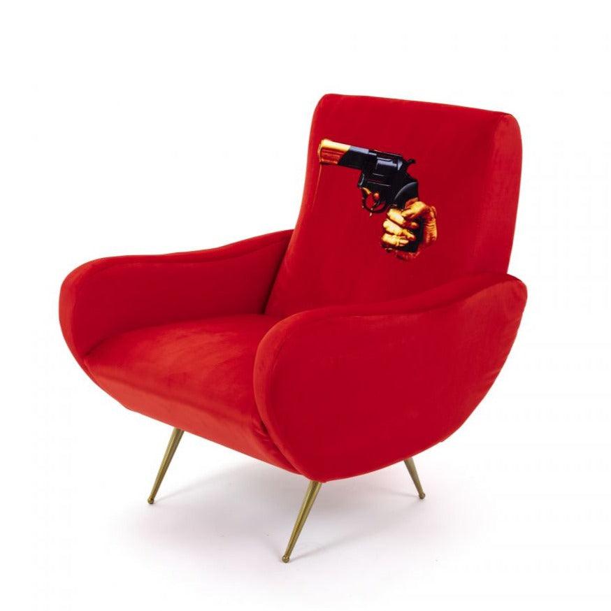 Armchair REVOLVER red - Eye on Design