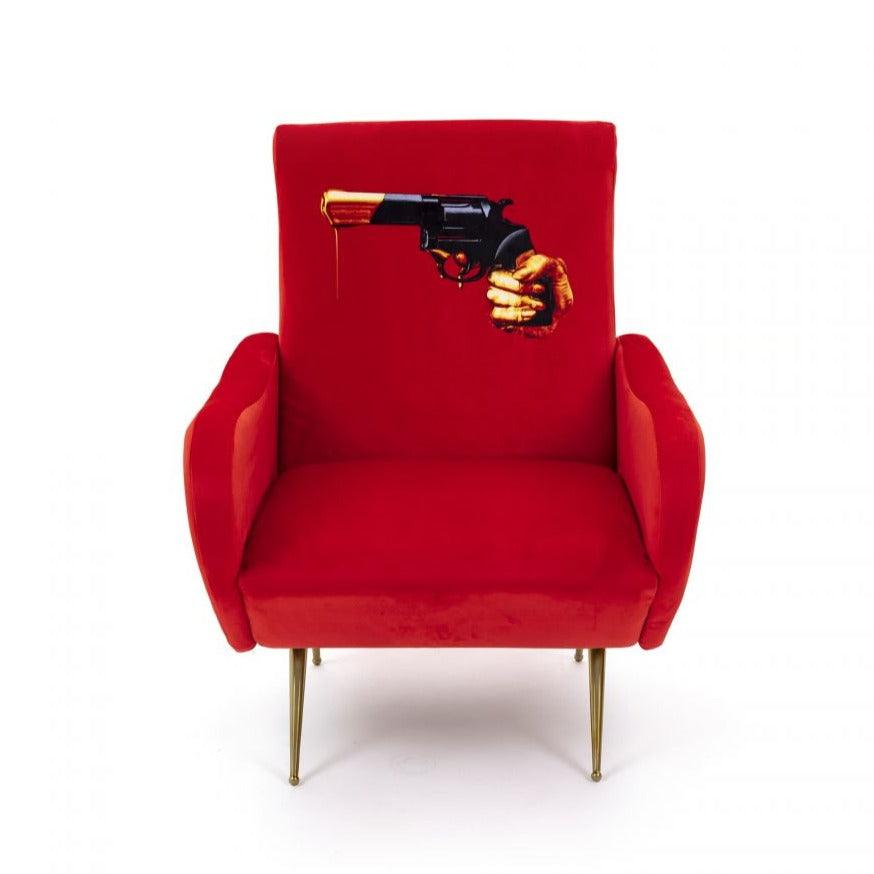 Armchair REVOLVER red - Eye on Design