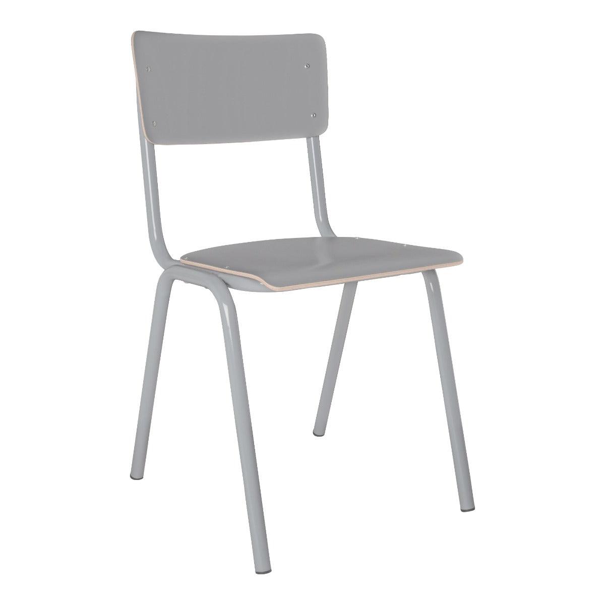 BACK TO SCHOOL chair grey, Zuiver, Eye on Design