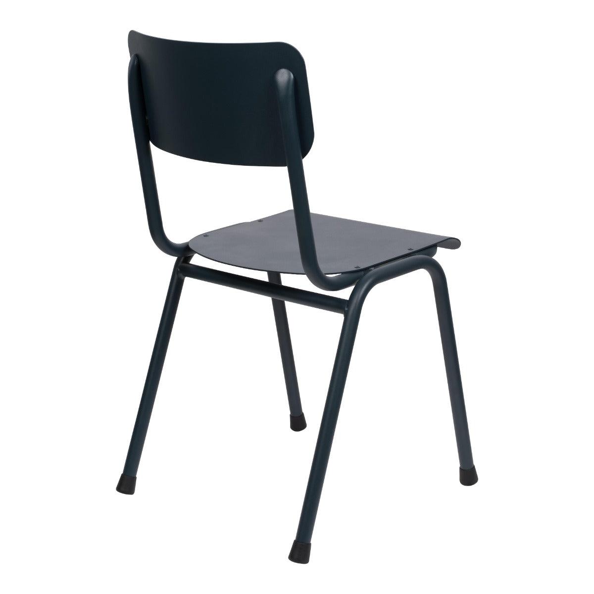 BACK TO SCHOOL outdoor chair dark blue, Zuiver, Eye on Design