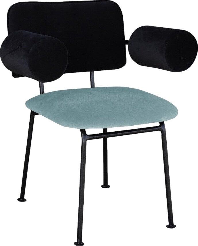 BEE armchair black/light blue - Eye on Design