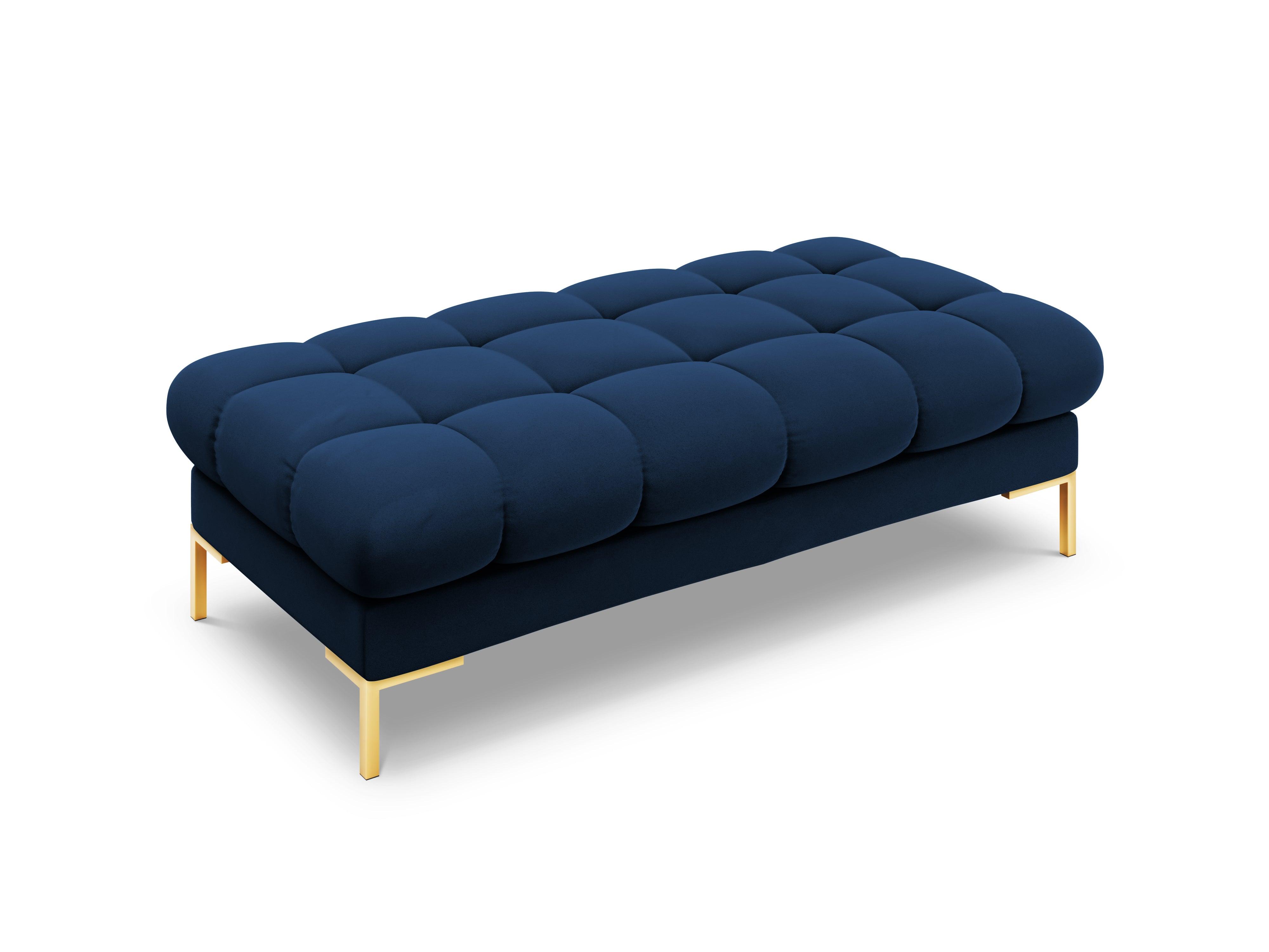 Bench velvet BALI royal blue with gold base - Eye on Design