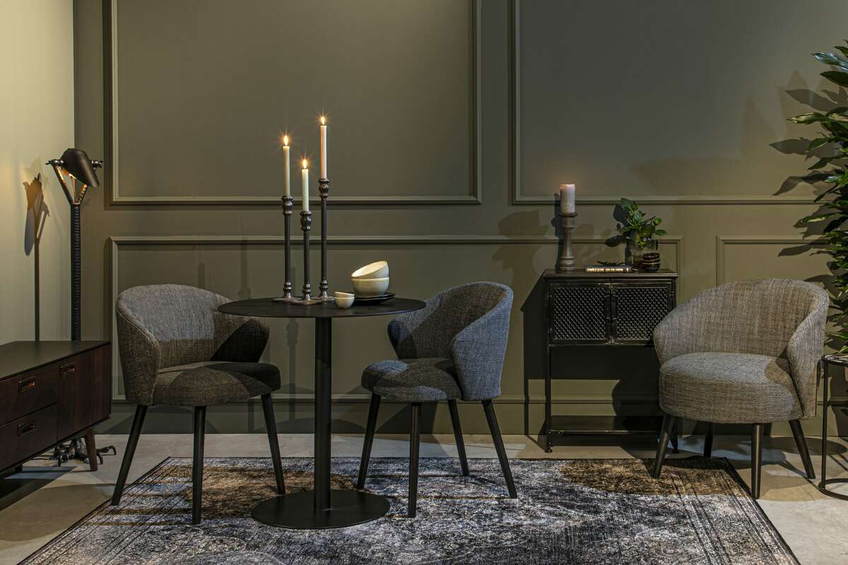 WALDO lounge armchair anthracite, Dutchbone, Eye on Design