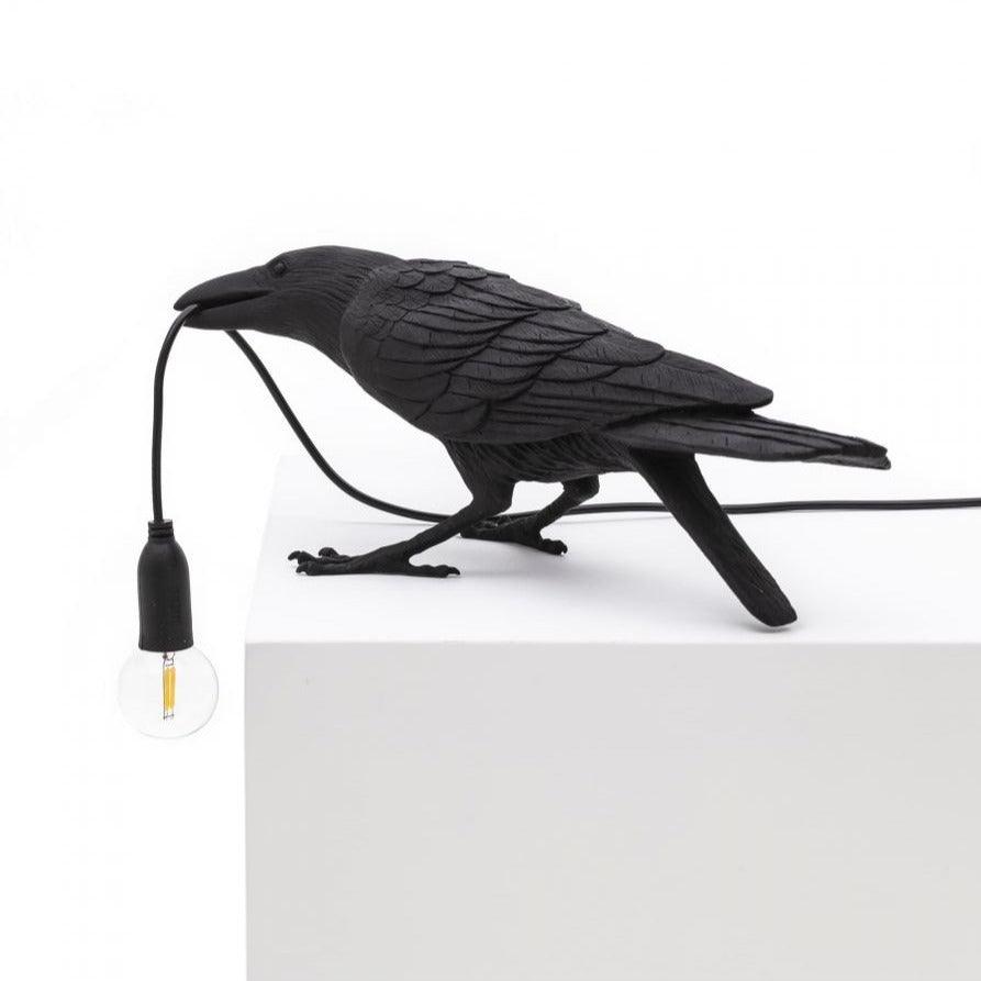 BIRD PLAYING outdoor lamp black - Eye on Design