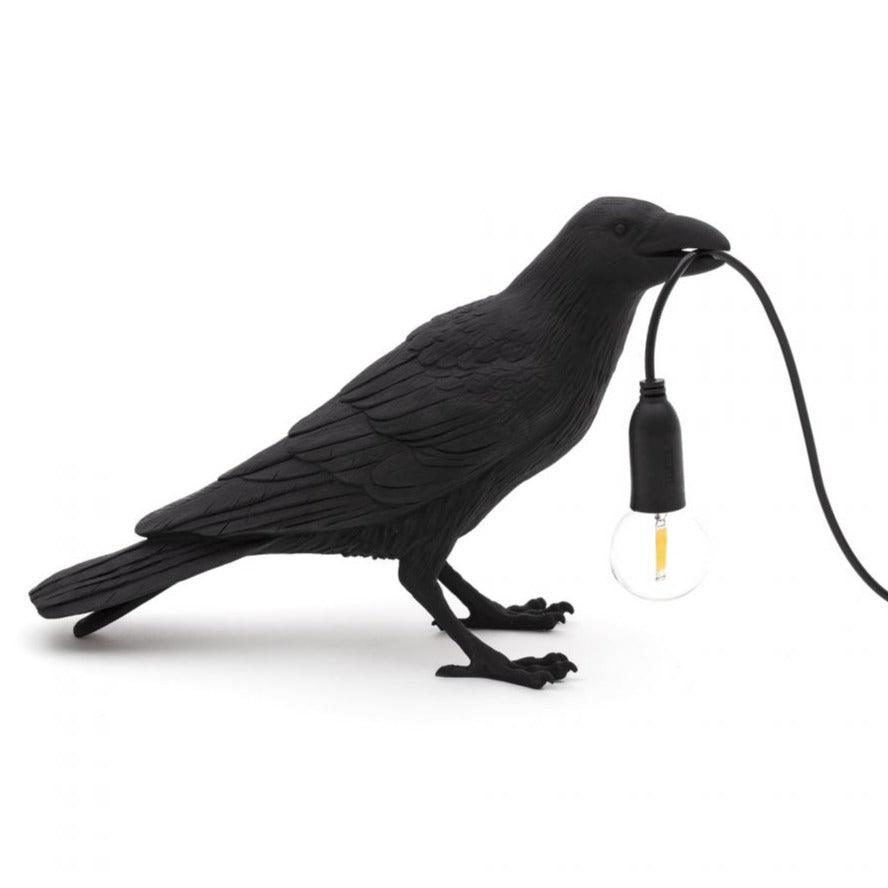 BIRD WAITING outdoor lamp black - Eye on Design