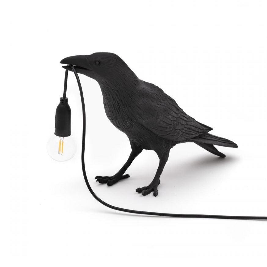 BIRD WAITING outdoor lamp black - Eye on Design