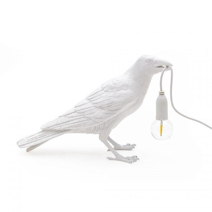 BIRD WAITING outdoor lamp white - Eye on Design