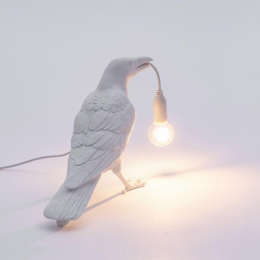 BIRD WAITING outdoor lamp white - Eye on Design