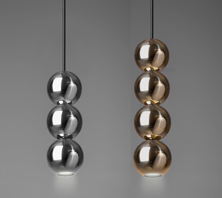 BOLA BOLA LED pendant lamp metallic - Eye on Design