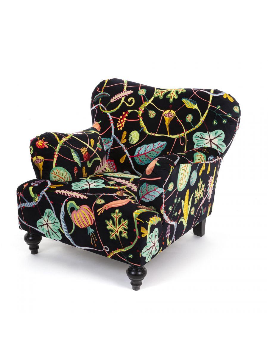 BOTANICAL DIVA armchair black - Eye on Design