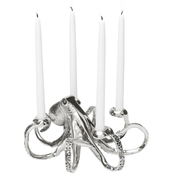OCTOPUS candle holder silver
