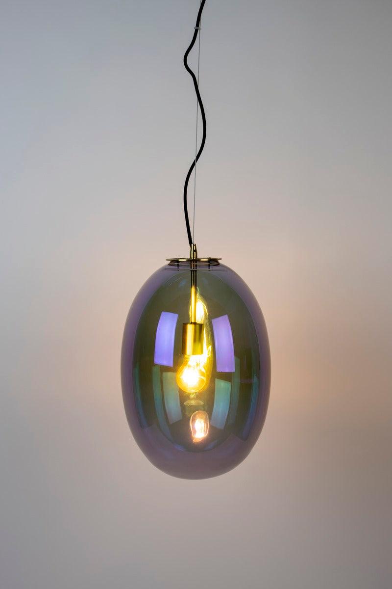 BUBBLE BLOWER LONG opal glass pendant lamp - Eye on Design