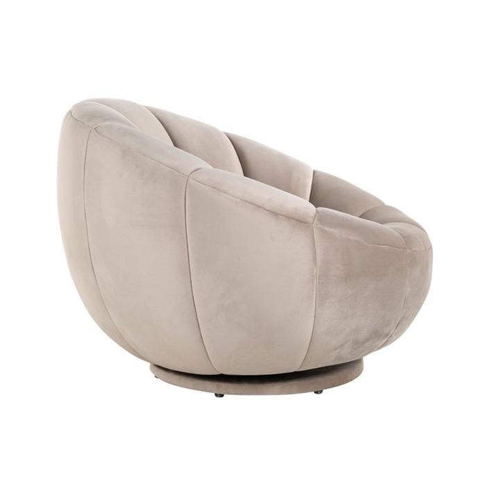 CATANIA swivel armchair beige - Eye on Design