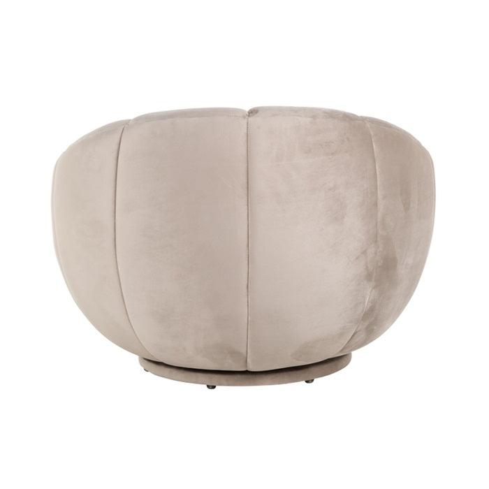 CATANIA swivel armchair beige - Eye on Design