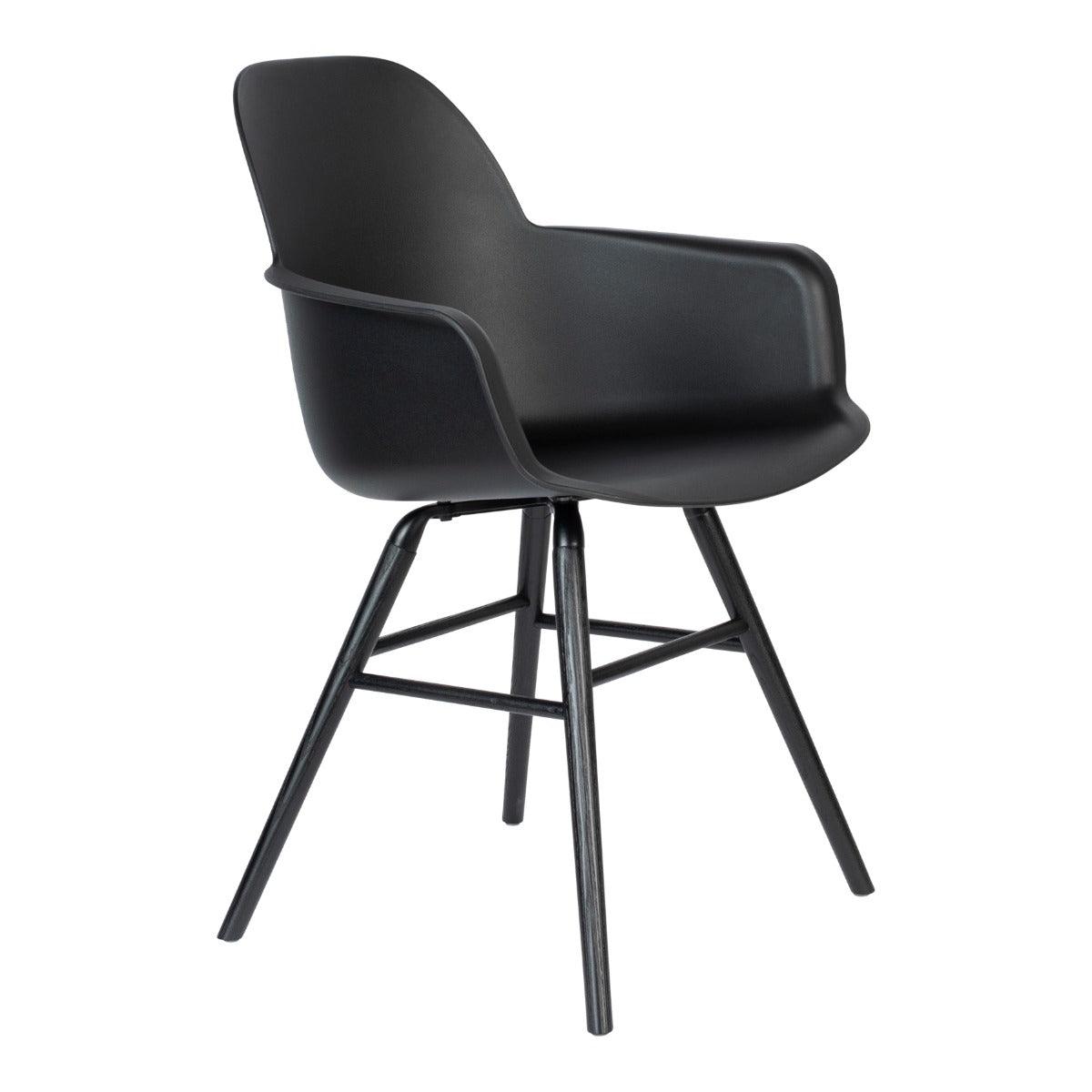 Chair with armrests ALBERT KUIP black, Zuiver, Eye on Design