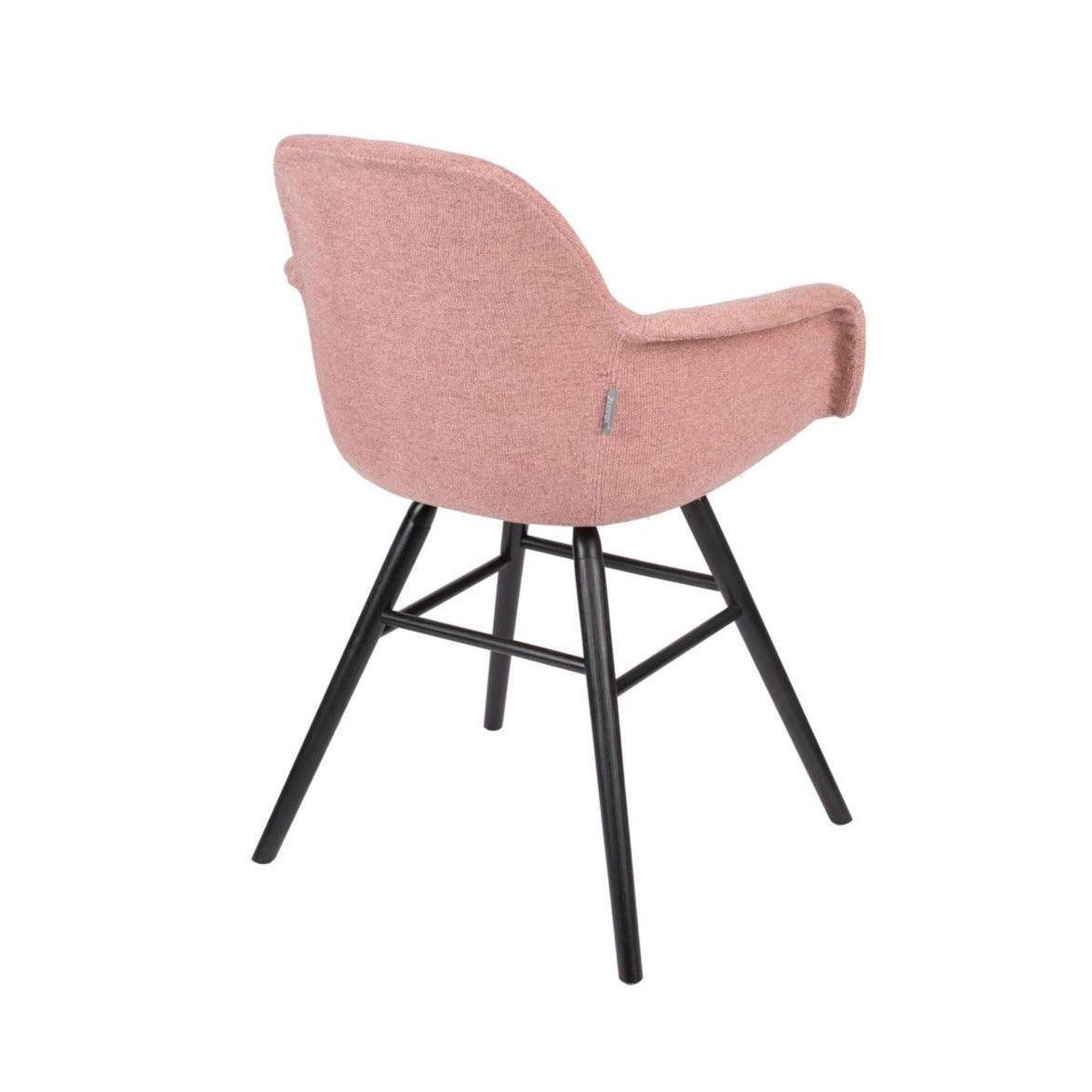 Chair with armrests ALBERT KUIP pink, Zuiver, Eye on Design