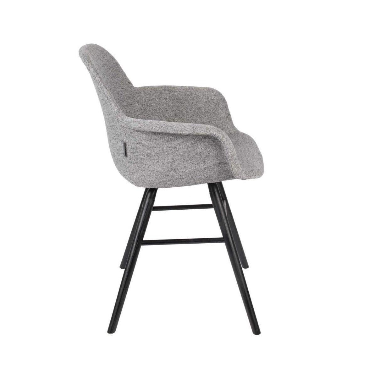 Chair with armrests ALBERT KUIP SOFT grey, Zuiver, Eye on Design