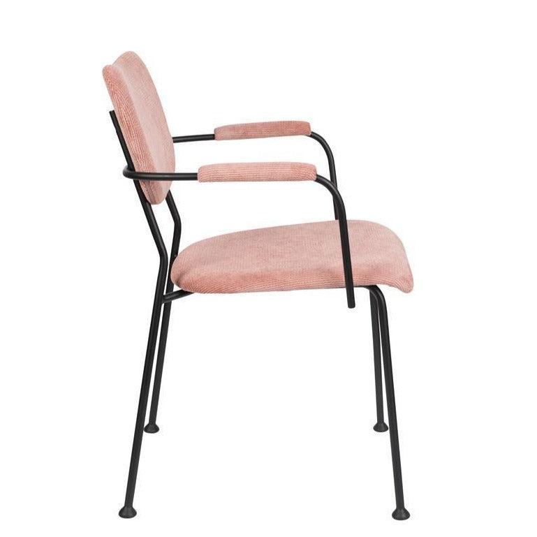 Chair with armrests BENSON pink, Zuiver, Eye on Design