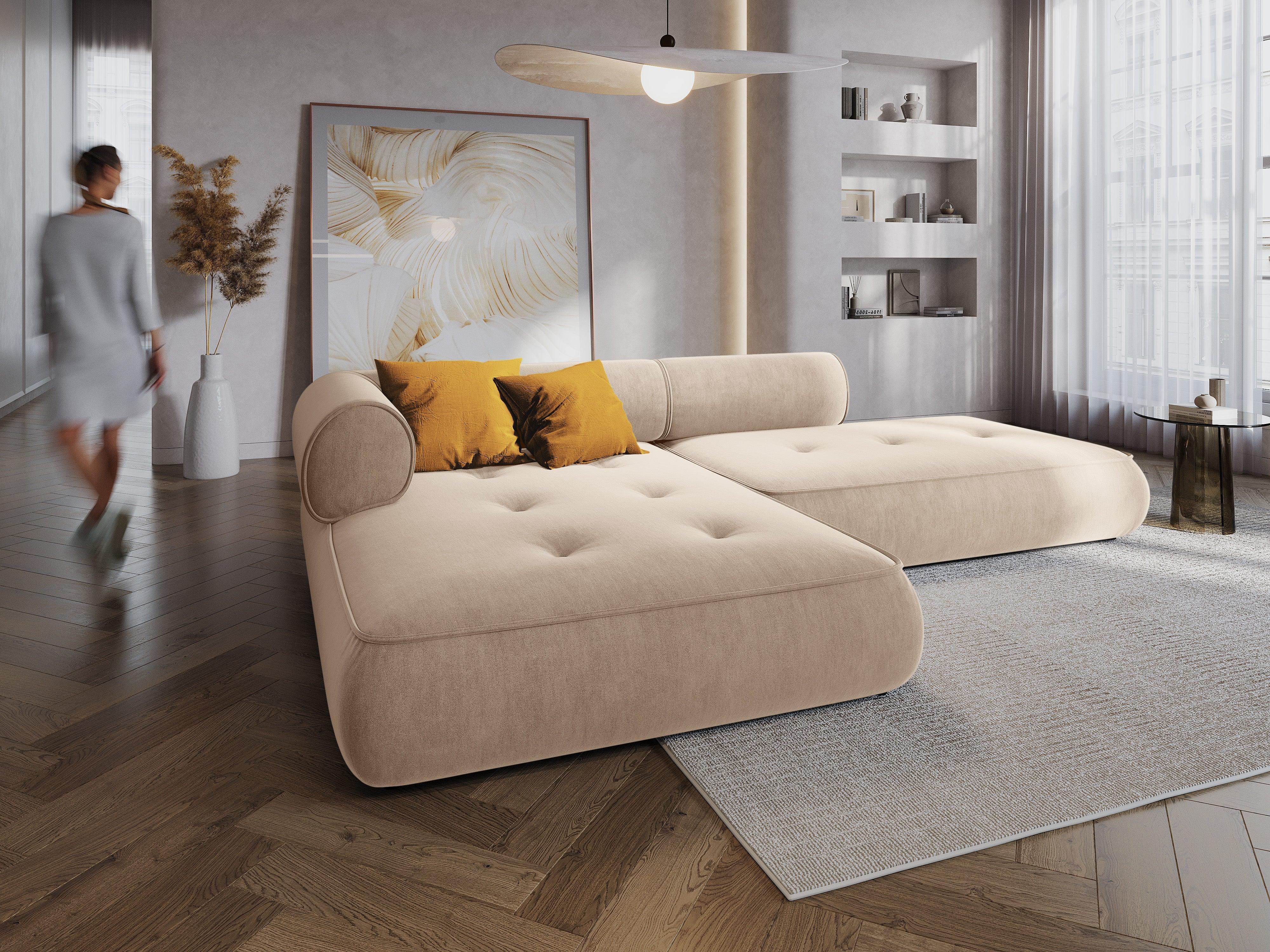 Left Corner Sofa, "Lily", 4 Seats, 318x188x74
 Made in Europe, Maison Heritage, Eye on Design