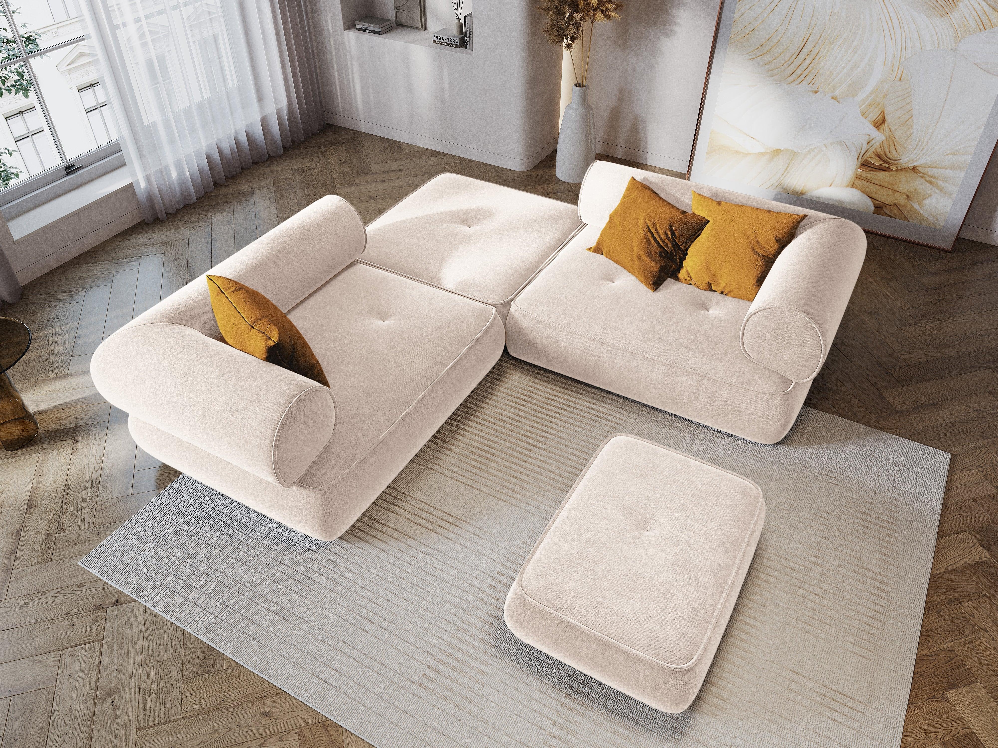 Pouf, "Lily", 1 Seat, 89x65x38
 Made in Europe, Maison Heritage, Eye on Design