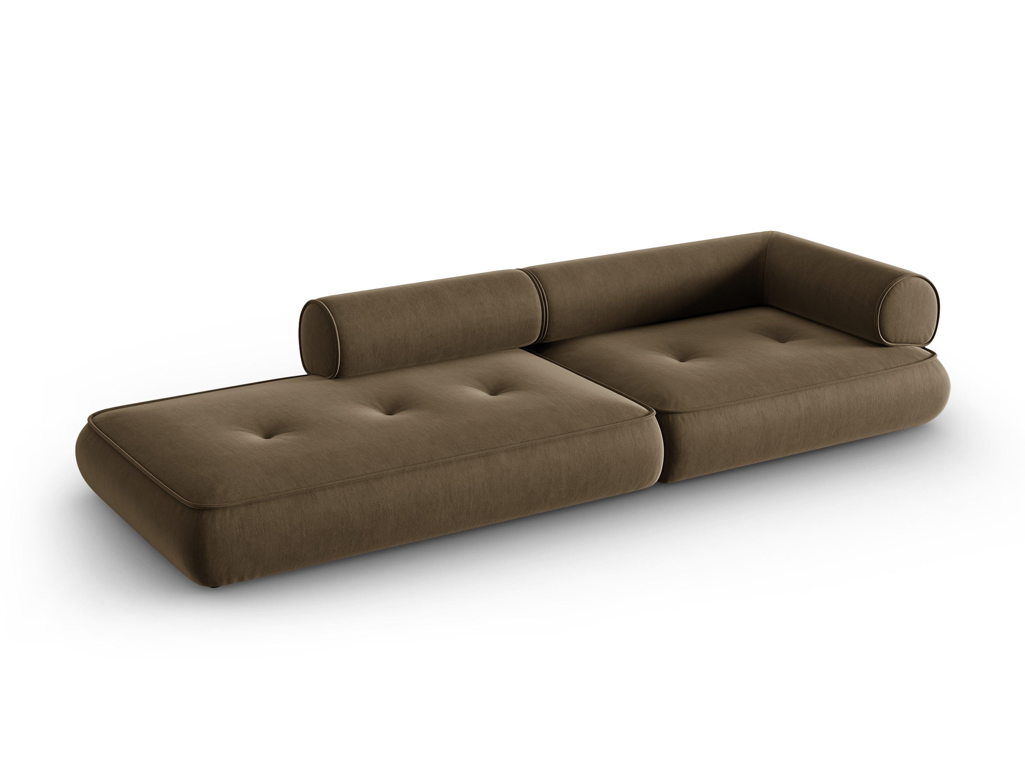 Modular Left Open Sofa, "Lily", 4 Seats, 292x105x74
 Made in Europe, Maison Heritage, Eye on Design