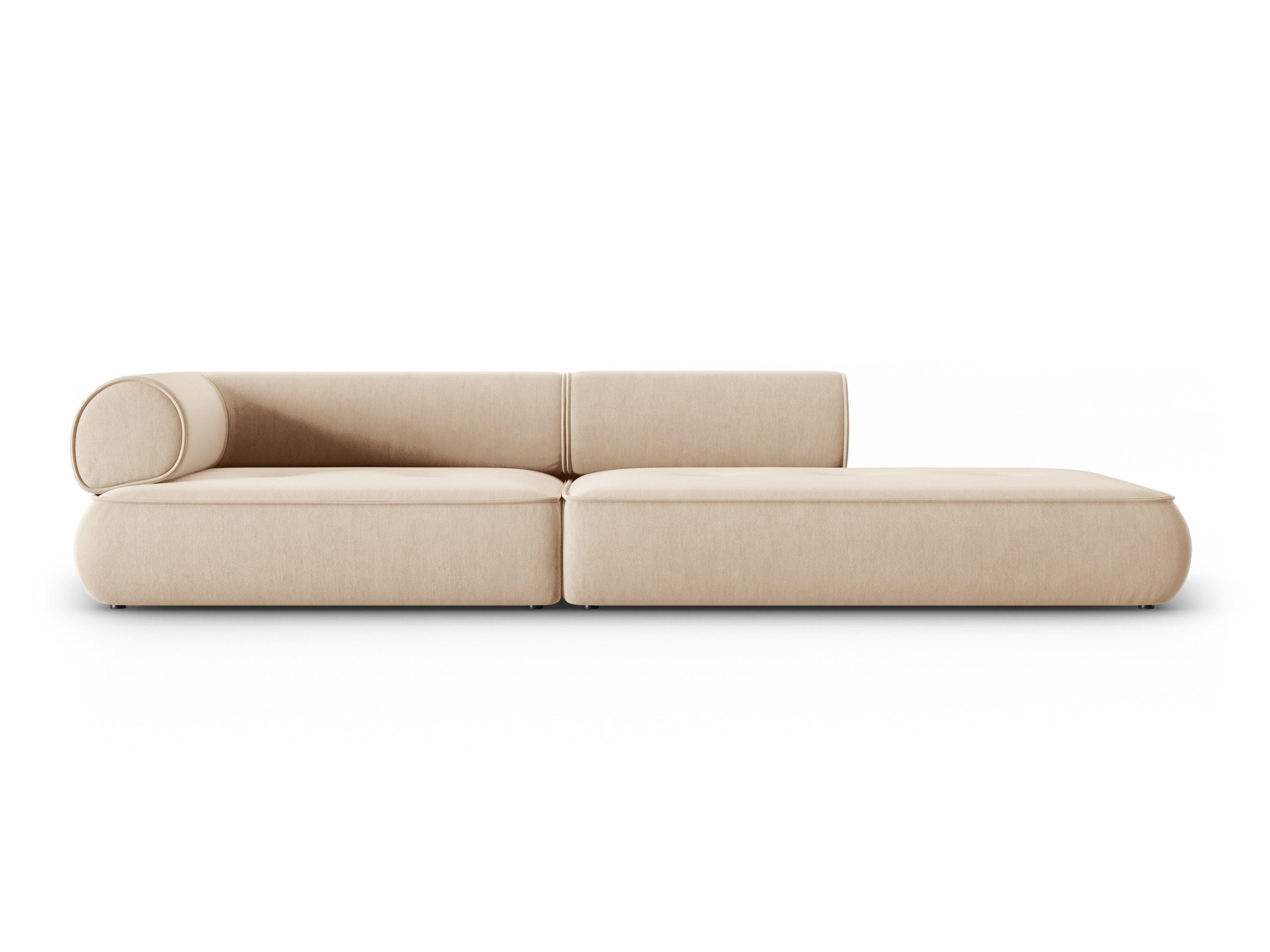 Modular Right Open Sofa, "Lily", 4 Seats, 292x105x74
 Made in Europe, Maison Heritage, Eye on Design