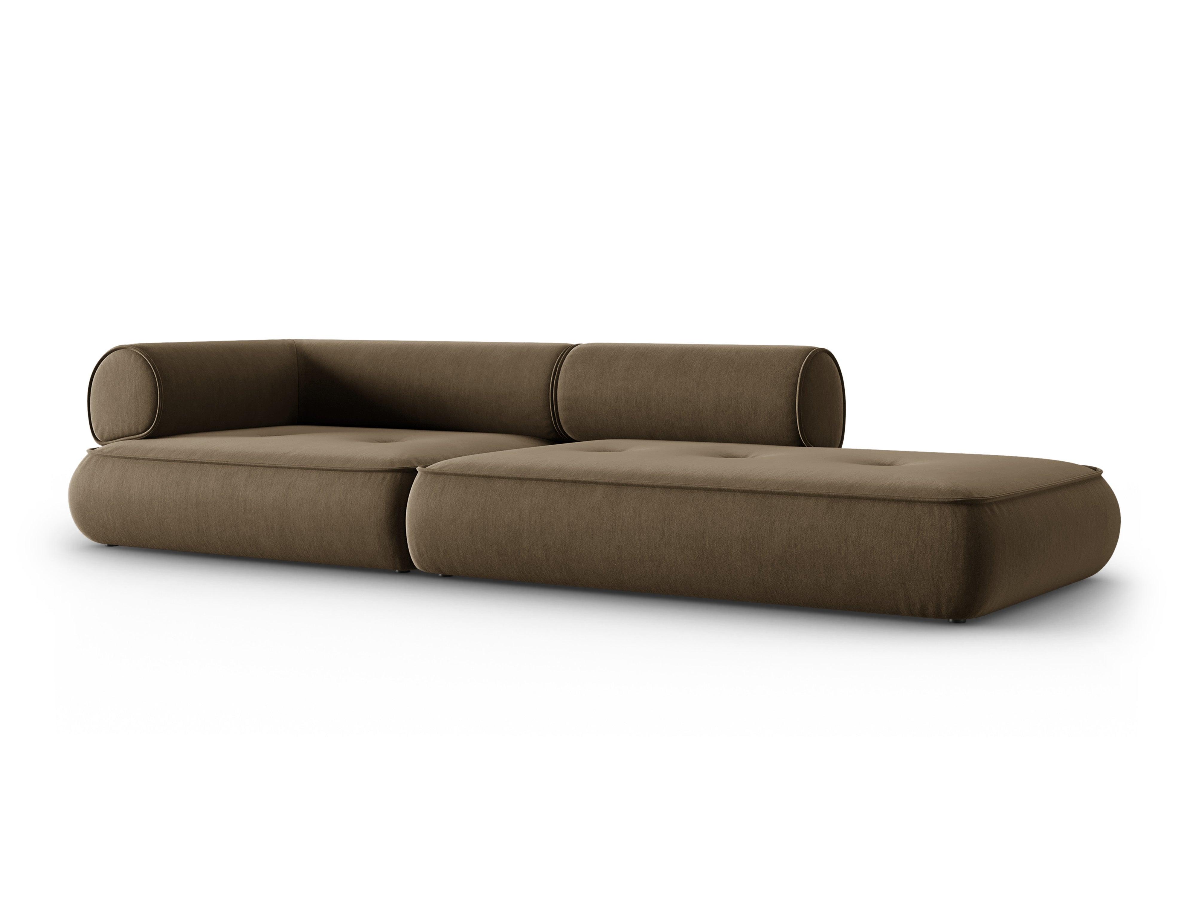 Modular Right Open Sofa, "Lily", 4 Seats, 292x105x74
 Made in Europe, Maison Heritage, Eye on Design