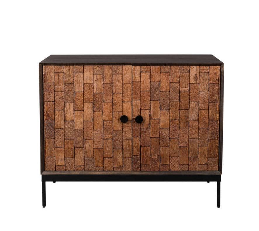 CHISEL cabinet mango wood - Eye on Design