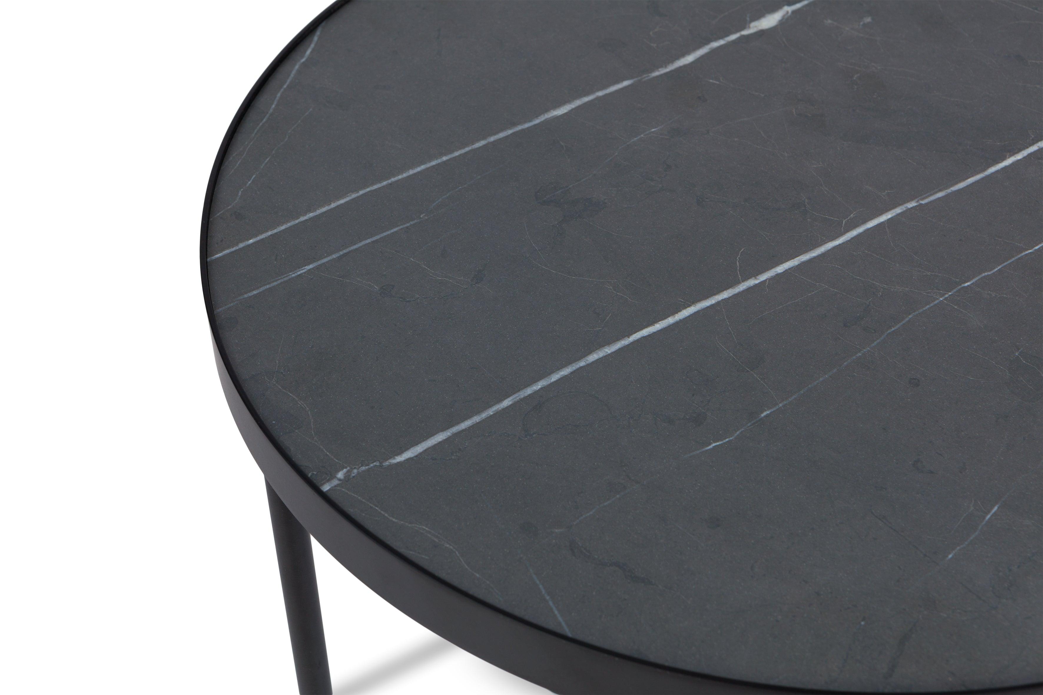 Coffee table HARSTAD #3 grey marble - Eye on Design