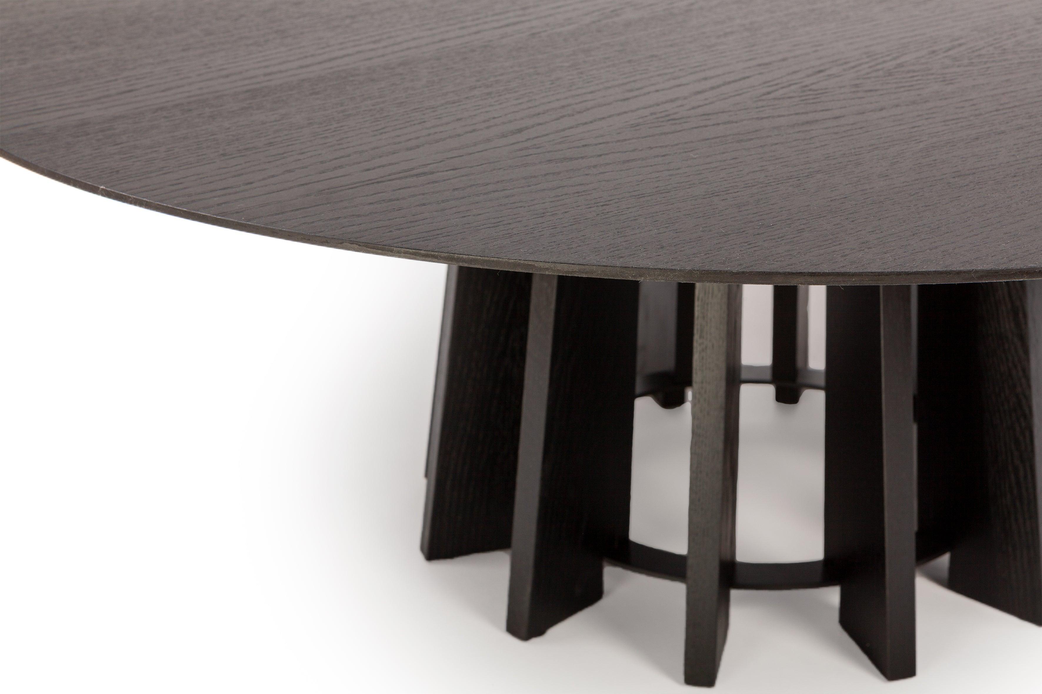 Coffee table MOLDE black oak - Eye on Design