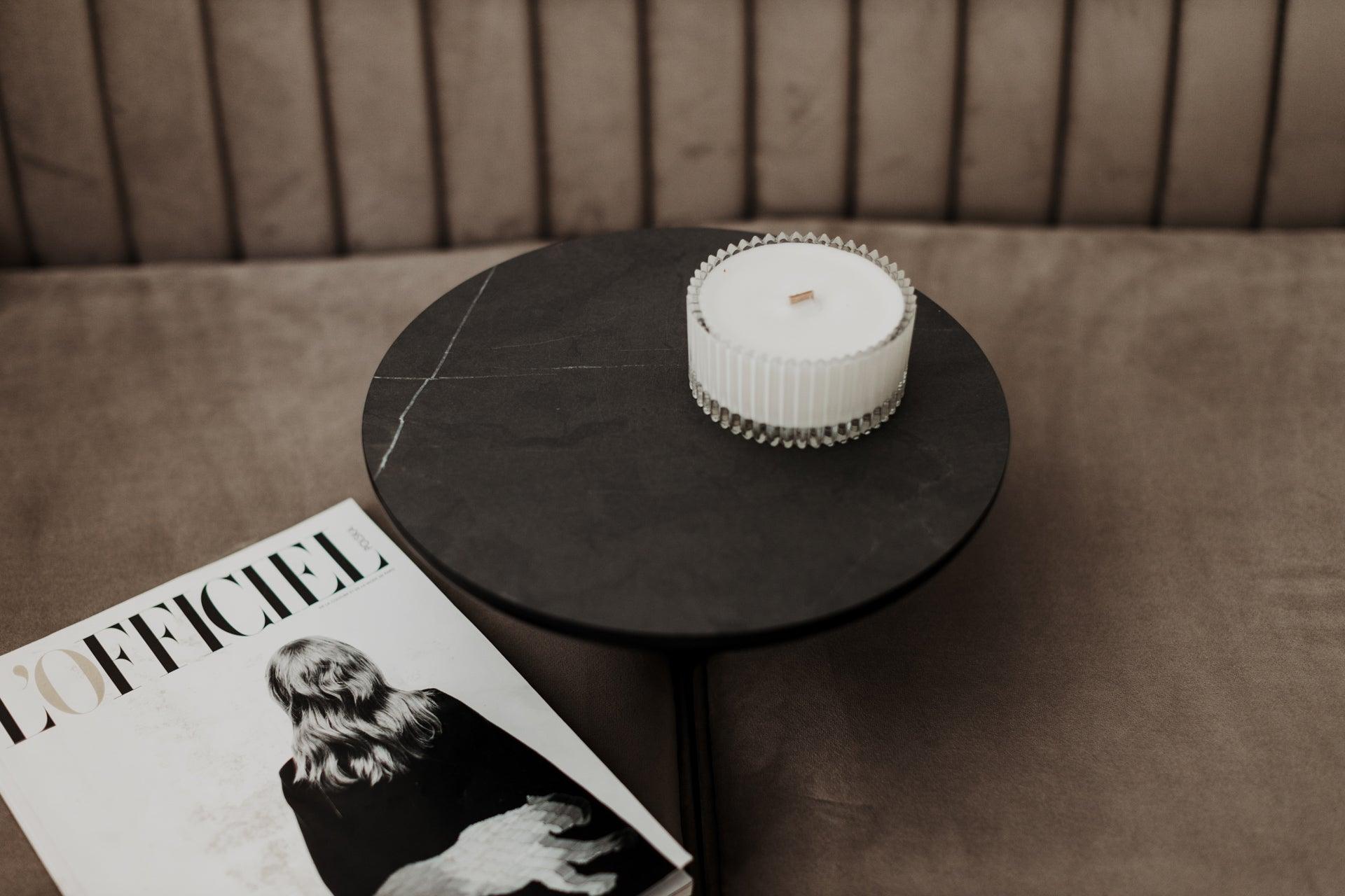 Coffee table MOSS grey marble - Eye on Design