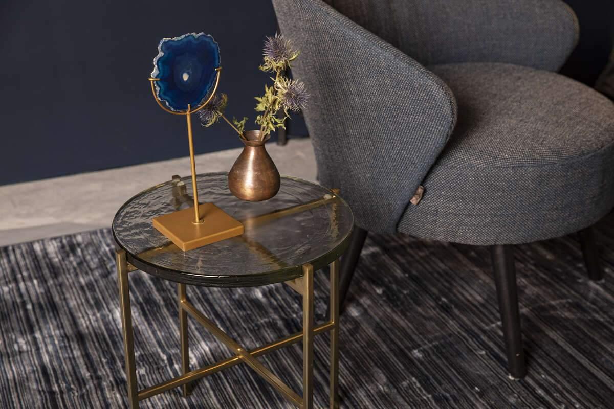 Coffee table VIDRIO gold - Eye on Design