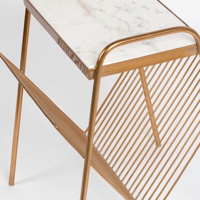 KEEP IT TIDY marble table, Bold Monkey, Eye on Design