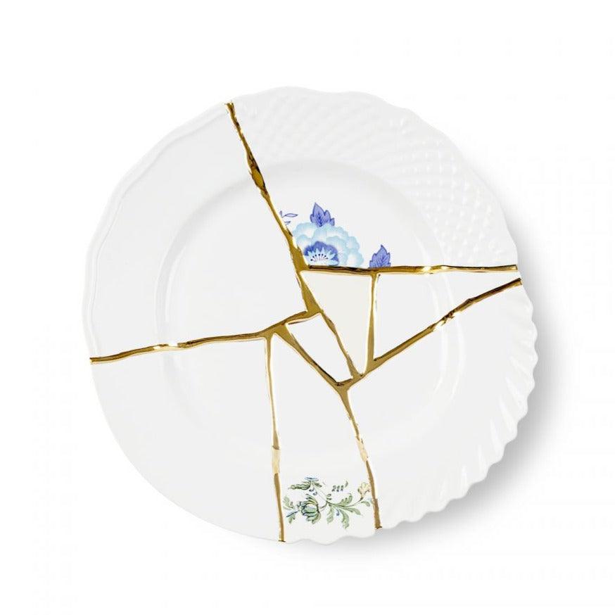 Dinner plate KINTSUGI #2 porcelain - Eye on Design