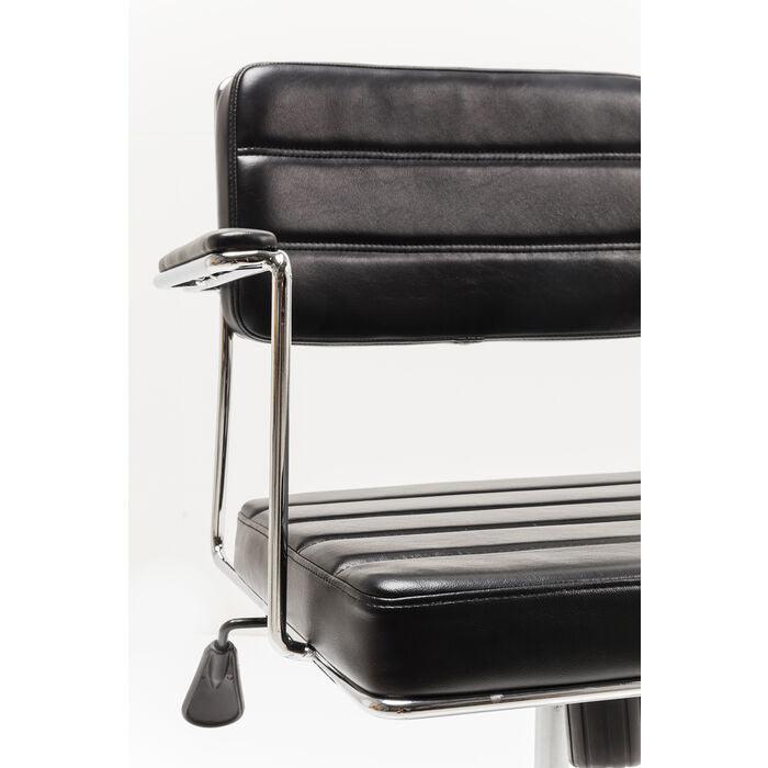 DOTTORE desk chair black eco leather - Eye on Design