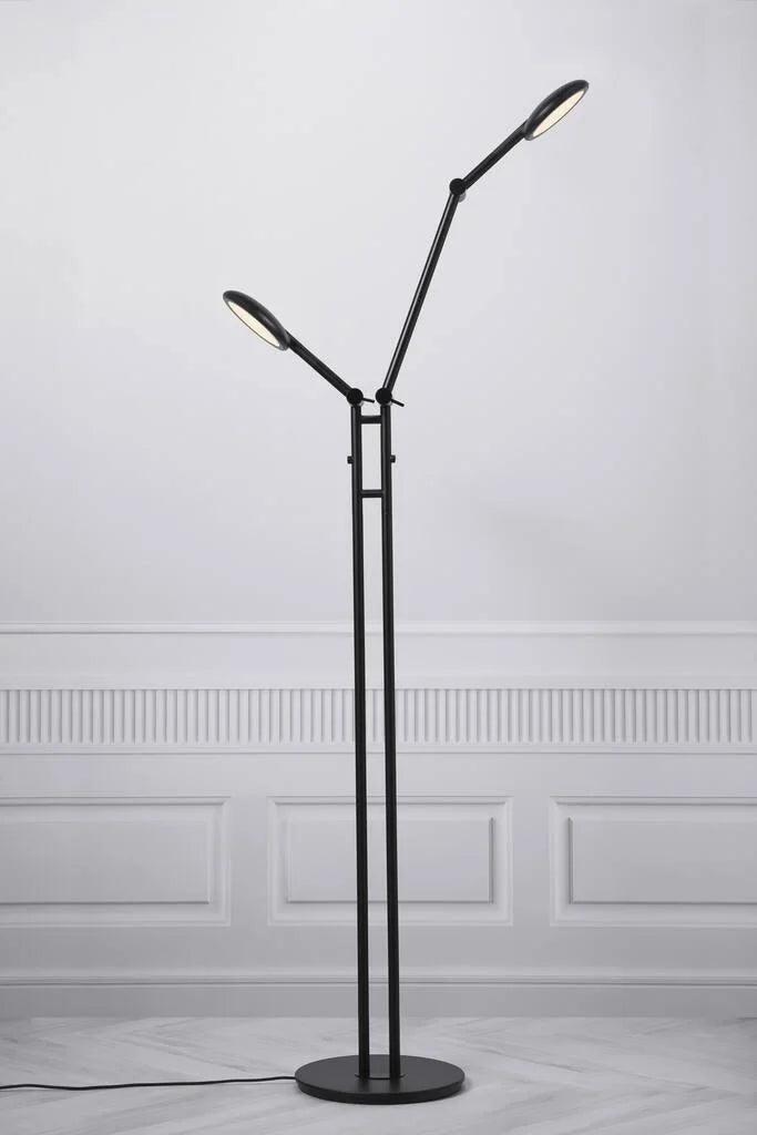 Double BEND floor lamp black - Eye on Design