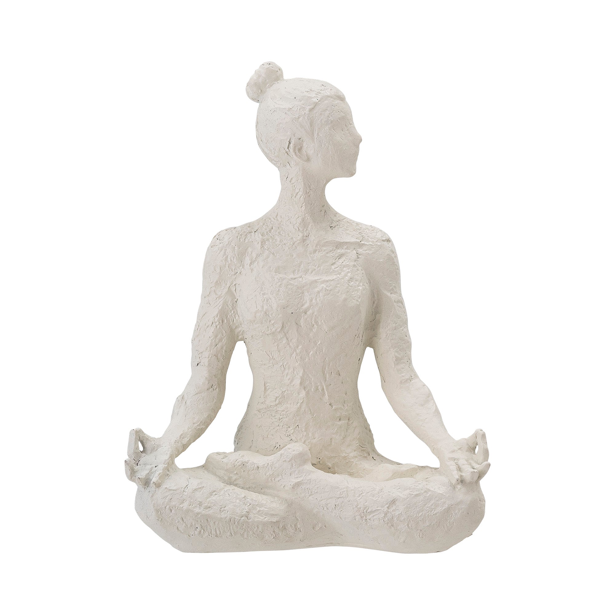 Adalina is a beautiful, white sculpture from the polyżywica, depicting yogi. In full concentration, with arms folded, he devotes himself to the peaceful meditation. This is a unique decoration with a heterogeneous texture that will help create a home and cozy atmosphere in your interior. It can be easily combined with other decorations to diversify the arrangement.