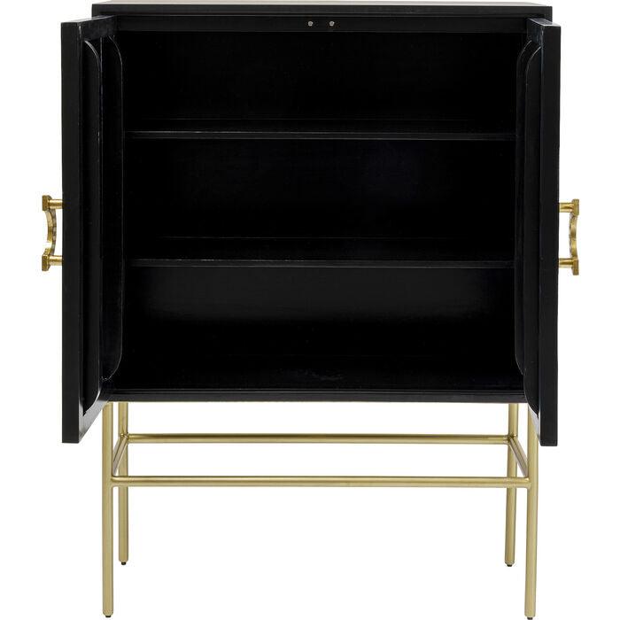 ELECTRO bookcase black with gold details - Eye on Design