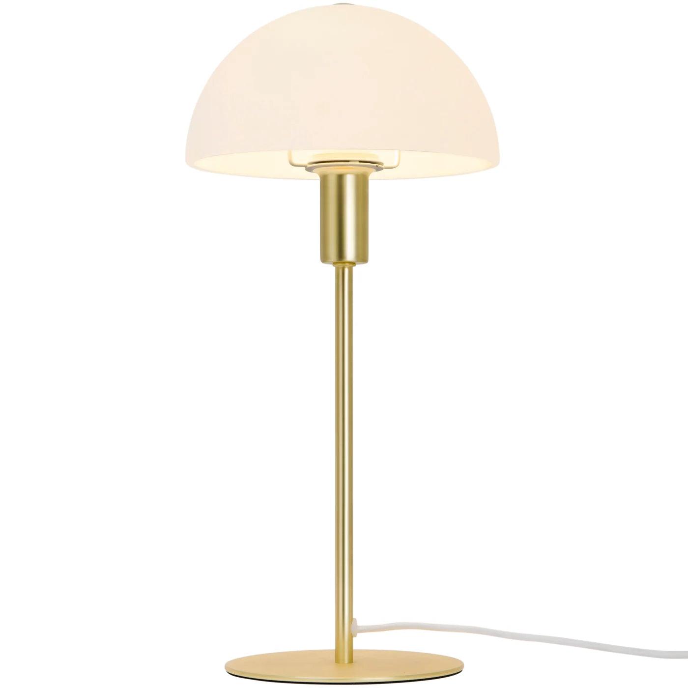 ELLEN Table lamp, gold with glass diffuser - Eye on Design