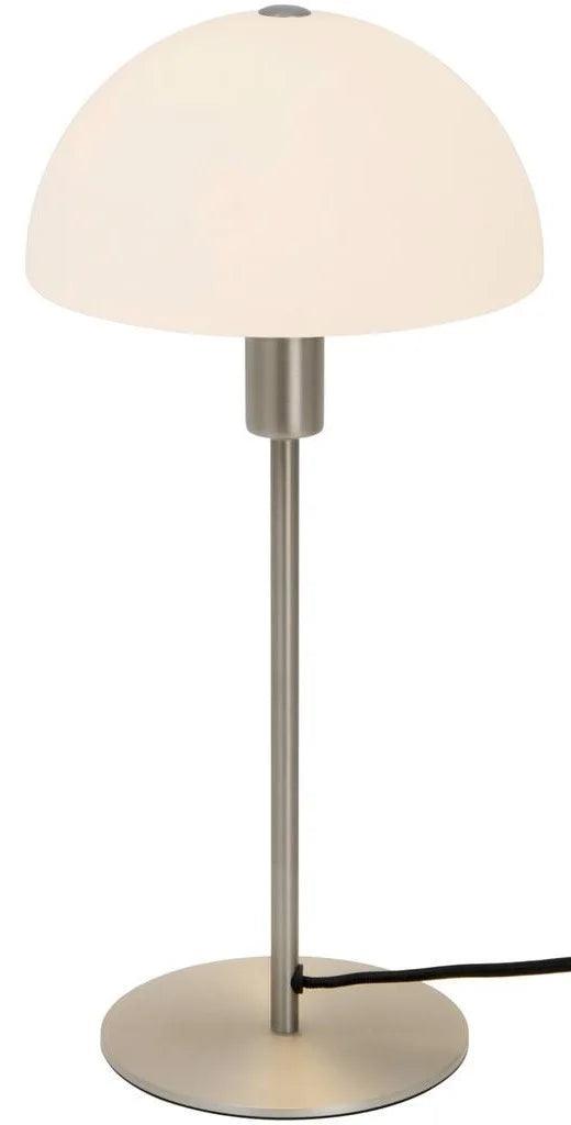 ELLEN table lamp silver with glass shade - Eye on Design