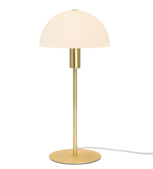 ELLEN Table lamp, gold with glass diffuser