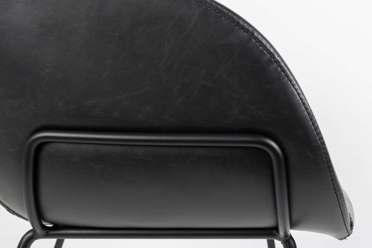 FESTON eco leather armchair black, Zuiver, Eye on Design