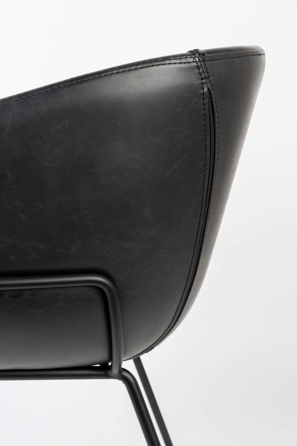 FESTON eco leather armchair black, Zuiver, Eye on Design