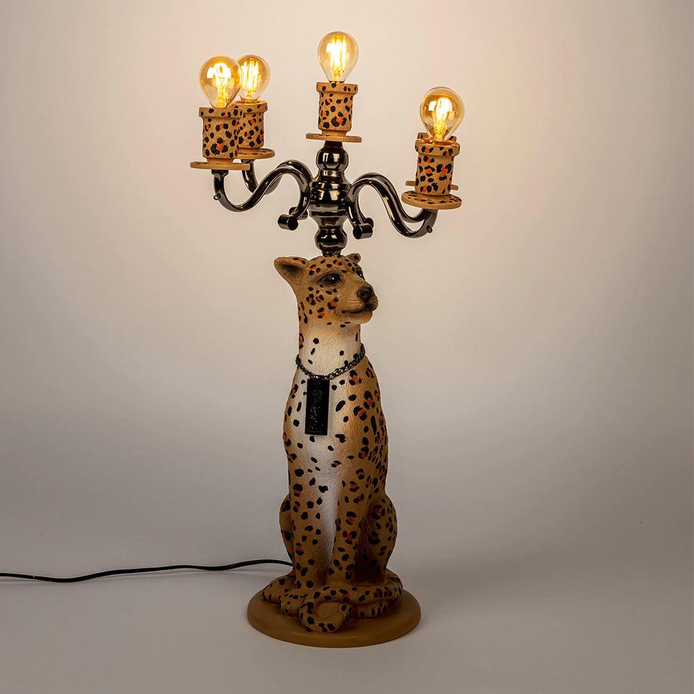 Floor lamp PROUDLY CROWNED PANTHER cents - Eye on Design