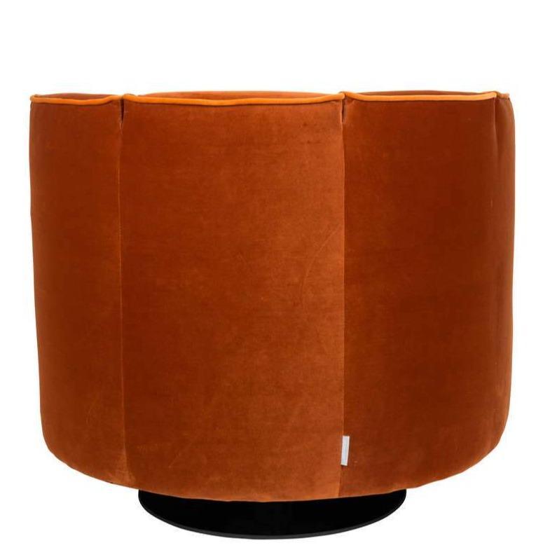 FLOWER lounge armchair orange, Dutchbone, Eye on Design