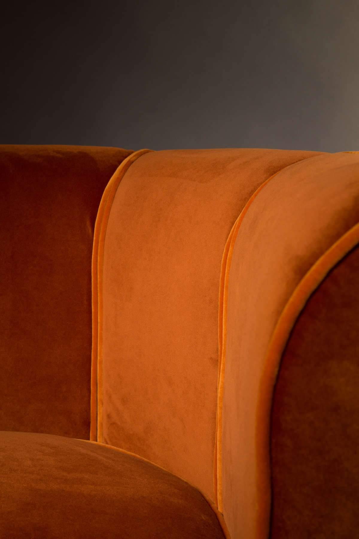 FLOWER lounge armchair orange, Dutchbone, Eye on Design