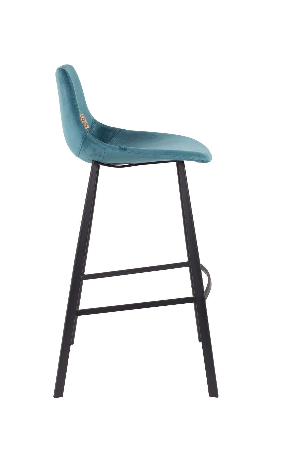 FRANKY bar stool 80 blue, Dutchbone, Eye on Design